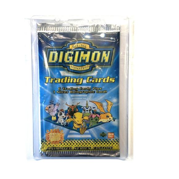 RARE Vintage Digimon‎ Trading Cards - Booster Pack (1999) Collectible Sealed - Picture 1 of 2